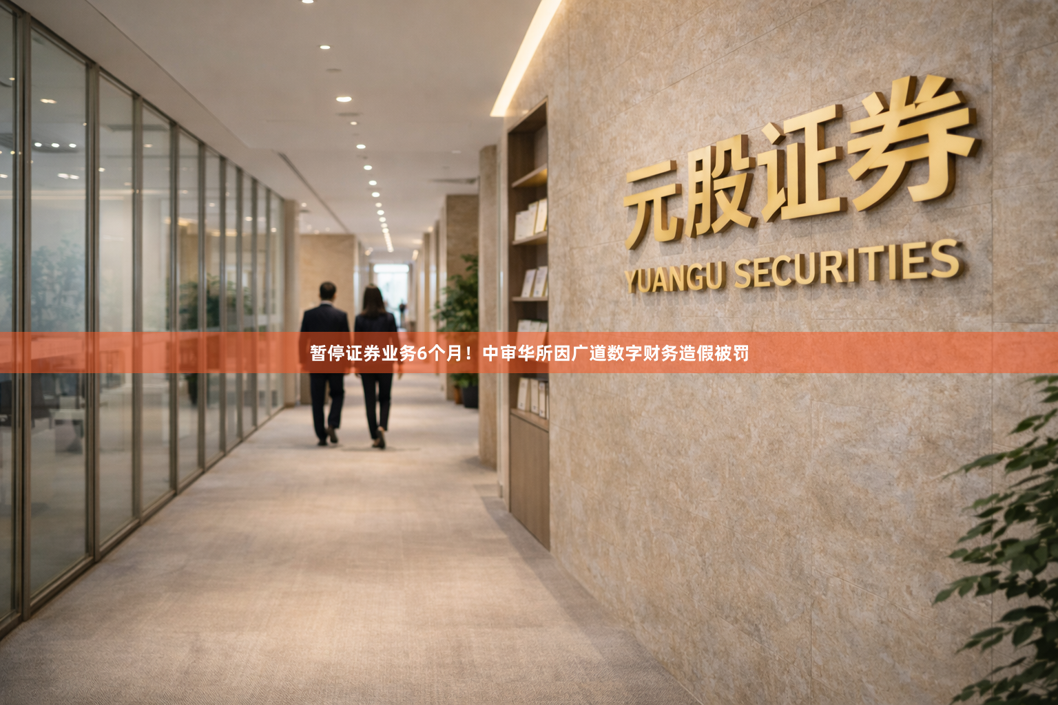 暂停证券业务6个月！中审华所因广道数字财务造假被罚