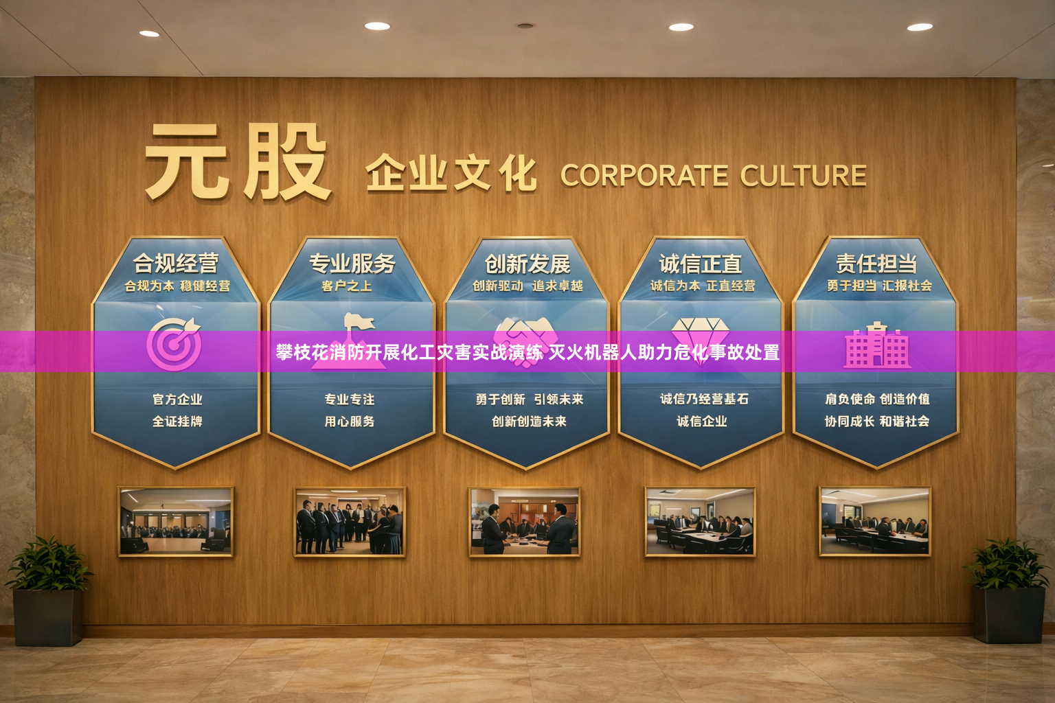 攀枝花消防开展化工灾害实战演练 灭火机器人助力危化事故处置